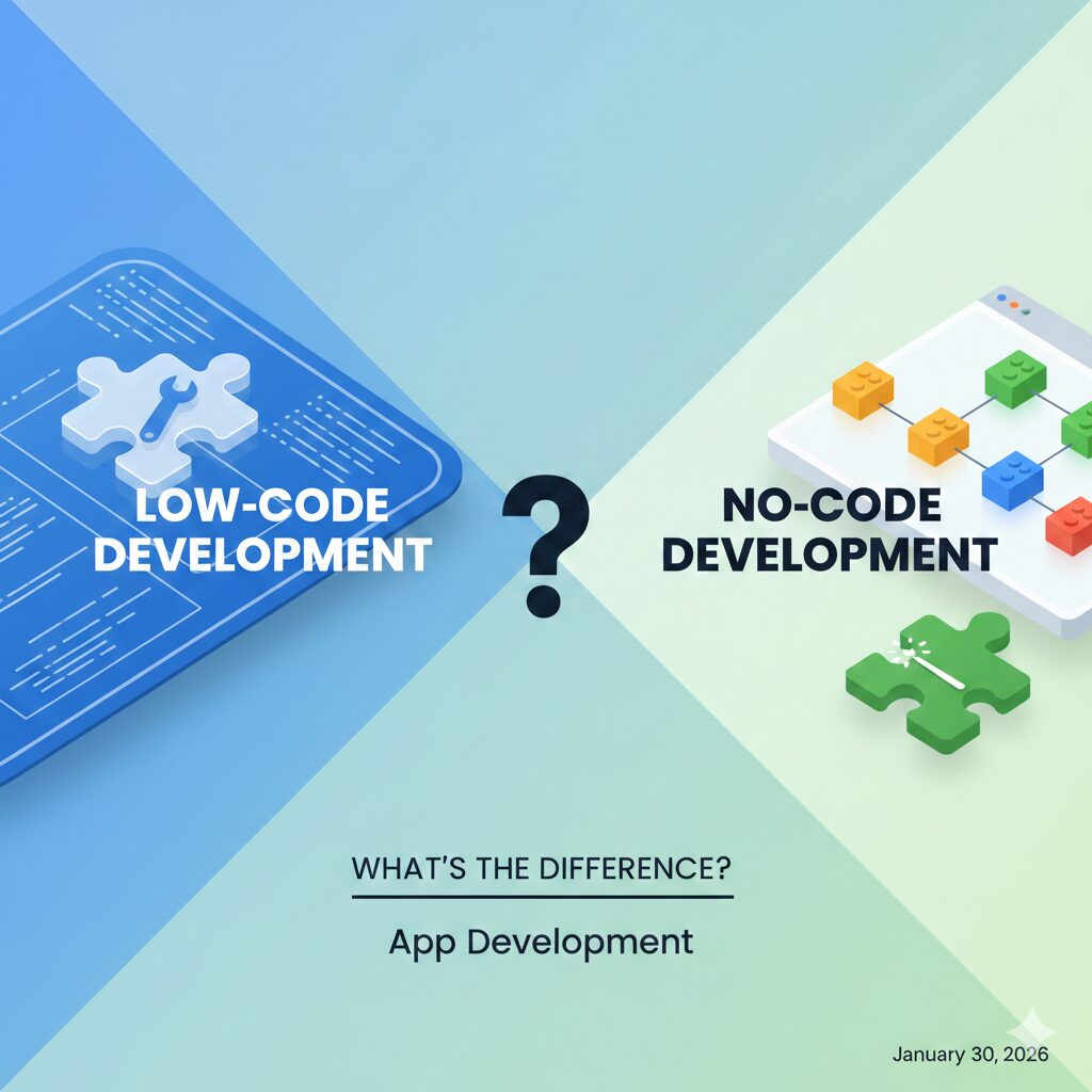 Low-Code vs No-Code App Development – What’s The Difference?