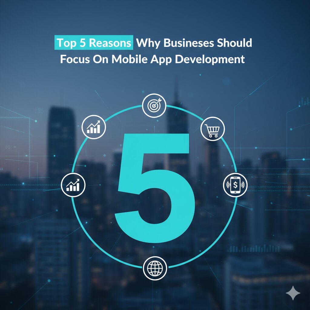 Top 5 Reasons Why Businesses Should Focus On Mobile App Development