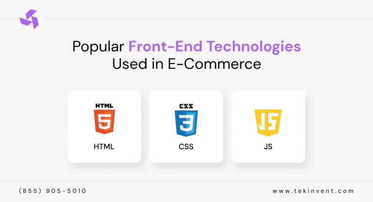 Popular Front-End Technologies Used in E-Commerce