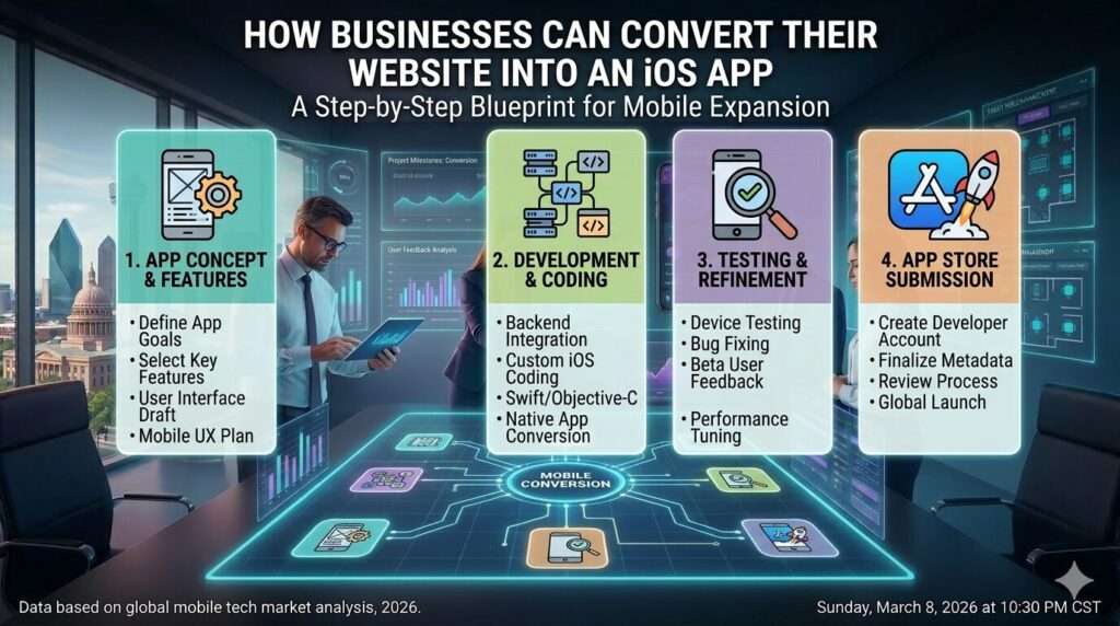 How Businesses Can Convert Their Website into an iOS App