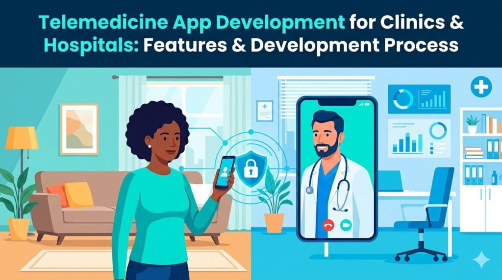Telemedicine App Development for Clinics and Hospitals: Features & Development Process
