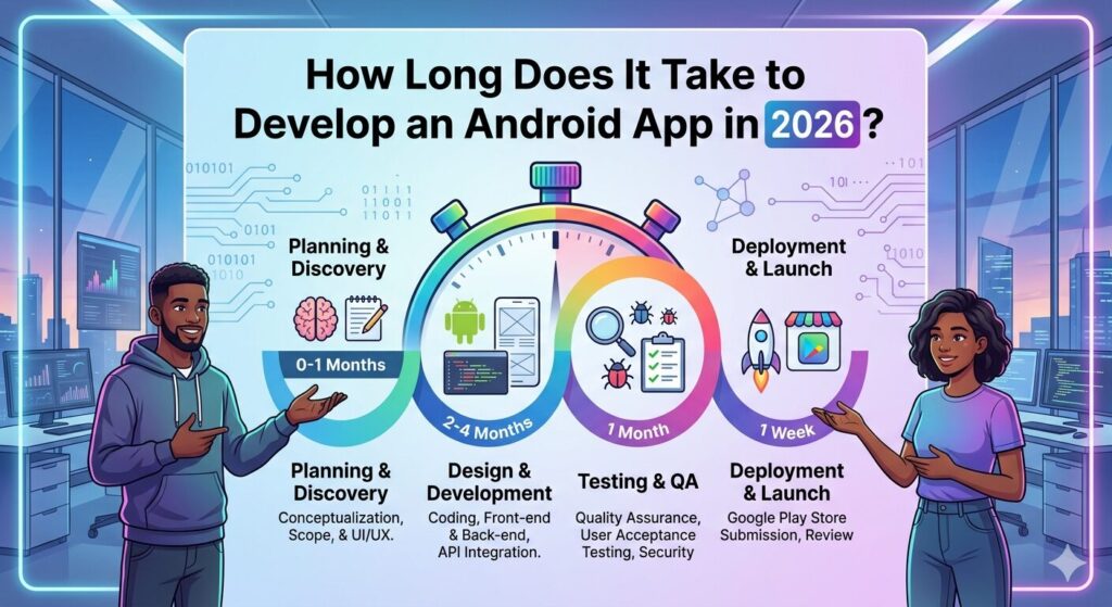 How Long Does It Take to Develop an Android App in 2026?