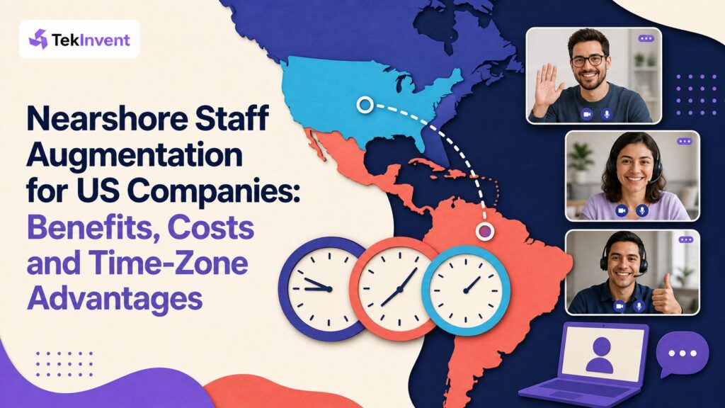 Nearshore Staff Augmentation for US Companies: Benefits, Costs and Time-Zone Advantages