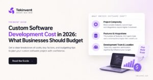 Custom Software Development Cost in 2026: What Businesses Should Budget
