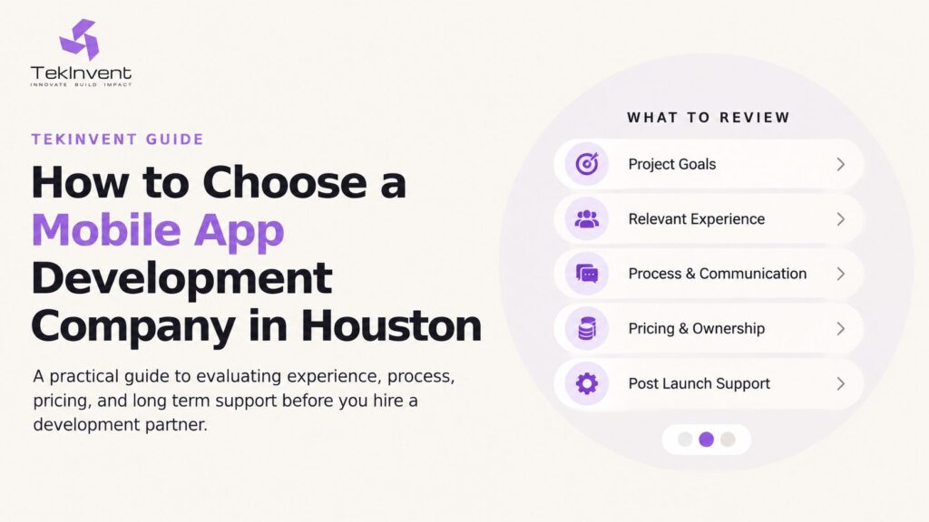 How to Choose a Mobile App Development Company in Houston