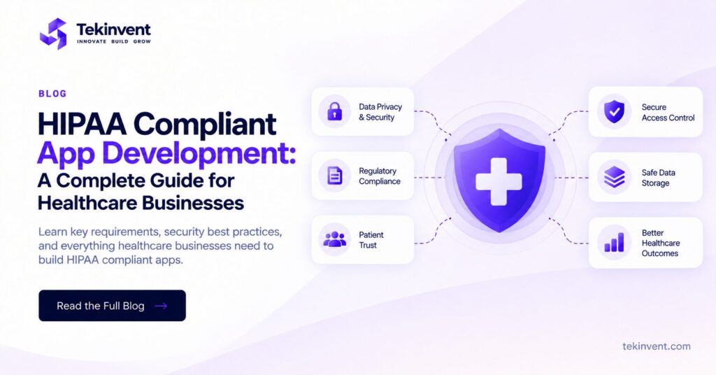 HIPAA Compliant App Development: A Complete Guide for Healthcare Businesses