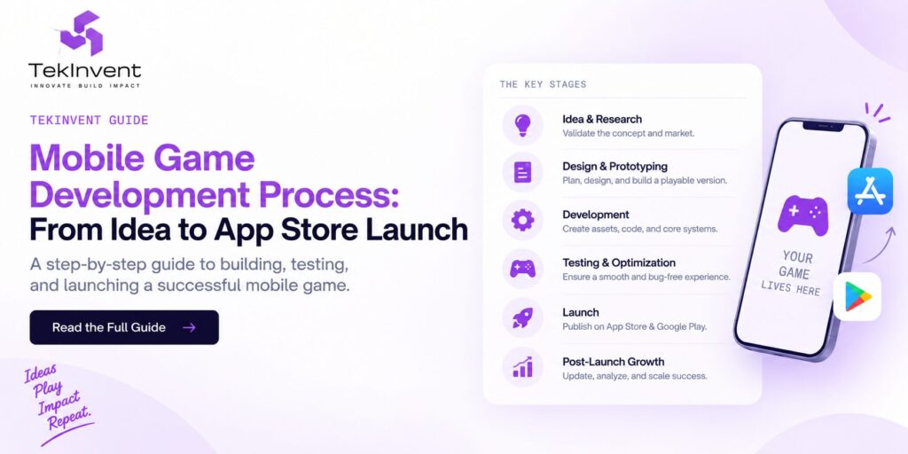 Mobile Game Development Process: From Idea to App Store Launch