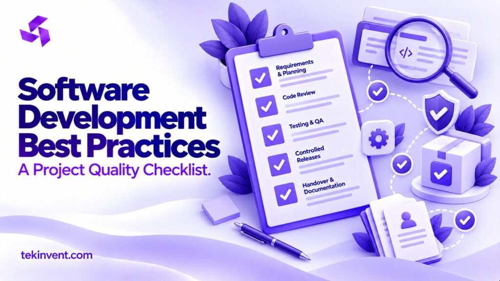 Software Development Best Practices: A Project Quality Checklist