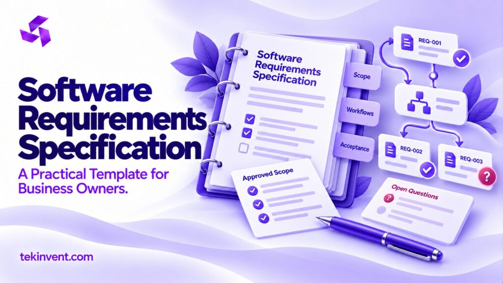 Software Requirements Specification: A Template for Business Owners